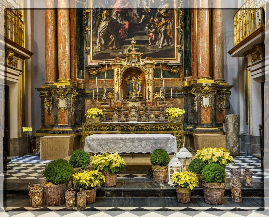 Flores para una boda religiosa