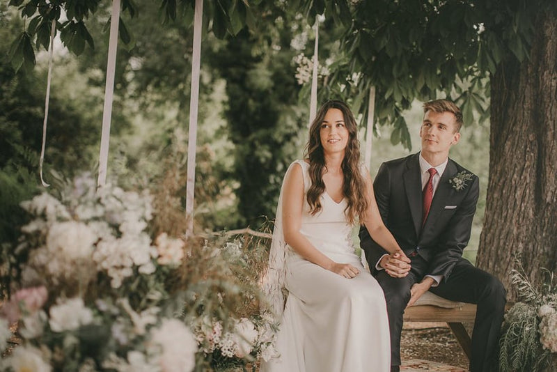Flores en la boda del futbolista Diego Llorente