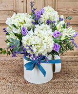 Lucas, caja con Hortensias